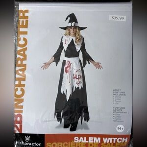 Salem Witch Costume Women's Size Adult Medium InCharacter Bloody Halloween